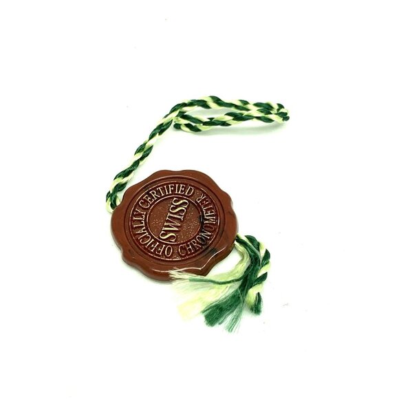 Authentic Rolex Red Hang Tag Multiple Crown Hologram Chronometer Geneve Bienne - Picture 4 of 6